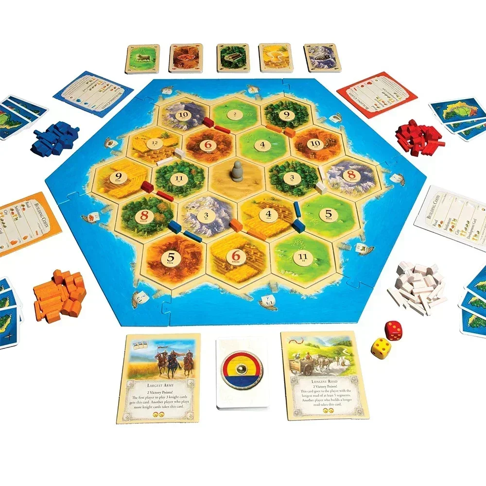 Catan Board Game Puzzle Leisur - Board Game Catan ulasan dan harga