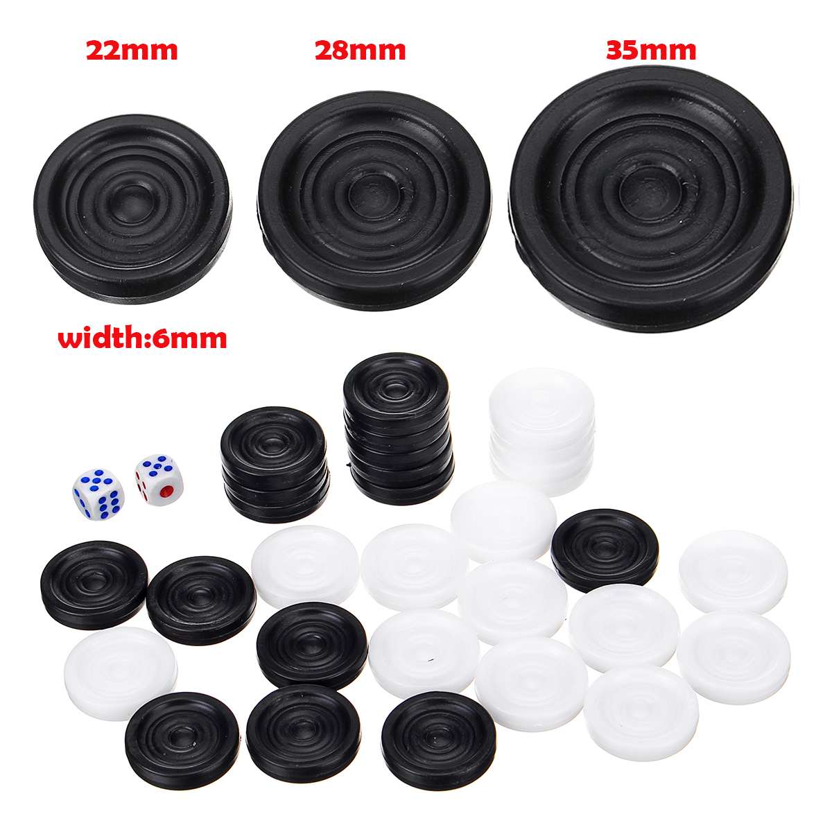 32 PCS Backgammon Chess Piece  - Strategy Board Game ulasan dan harga