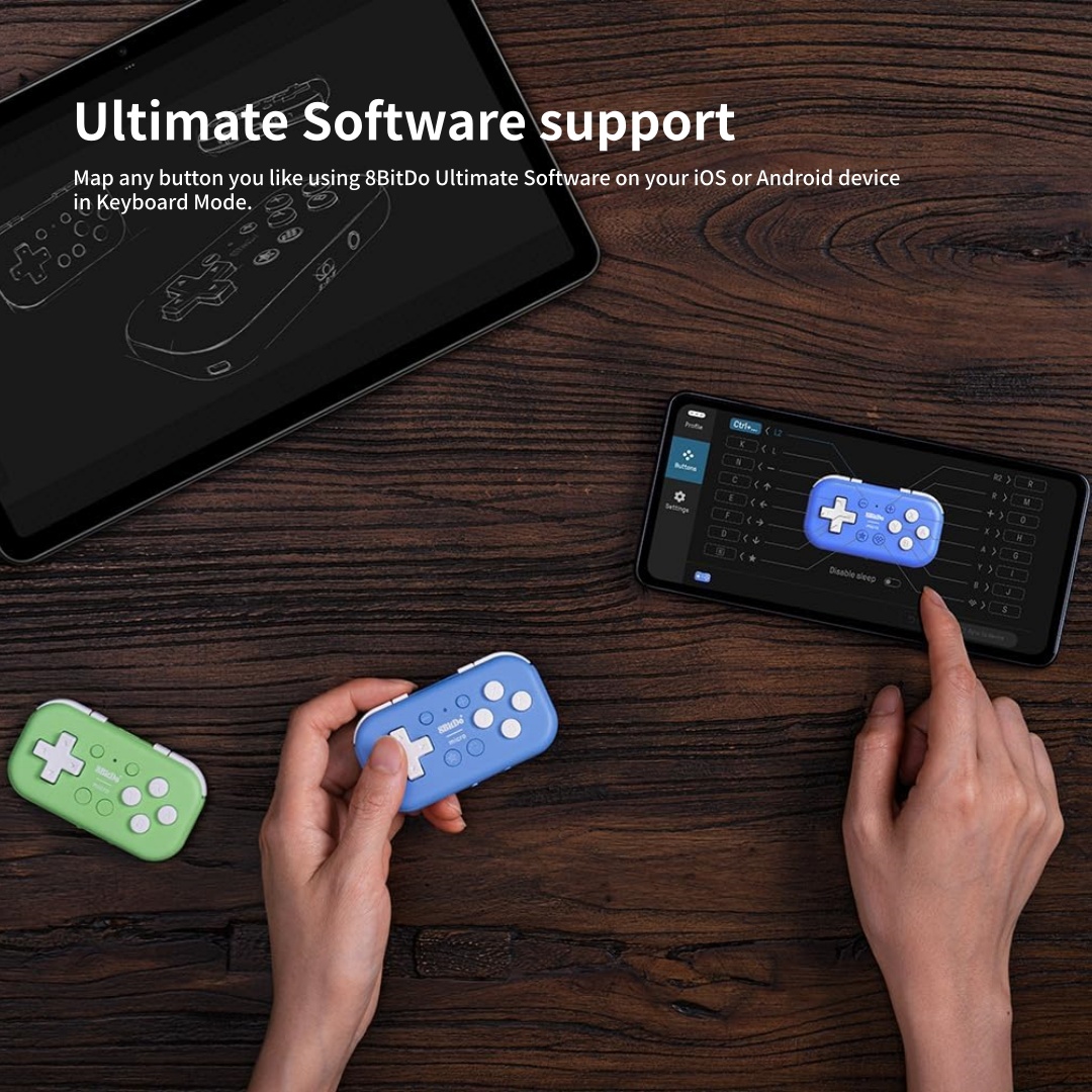 8BitDo Micro Bluetooth Gamepad - Board Game Android ulasan dan harga